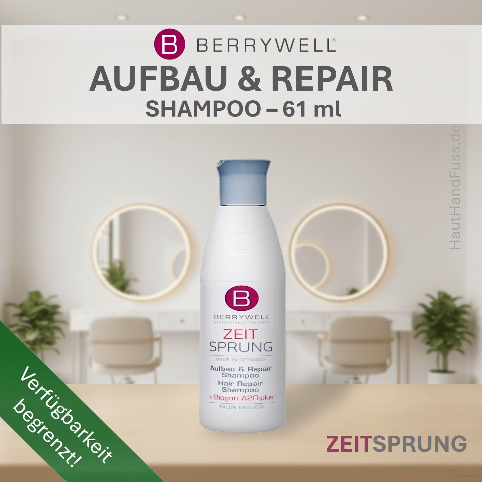Berrywell Zeitsprung Aufbau & Repair Shampoo 61 ml bei HautHandFuss.de