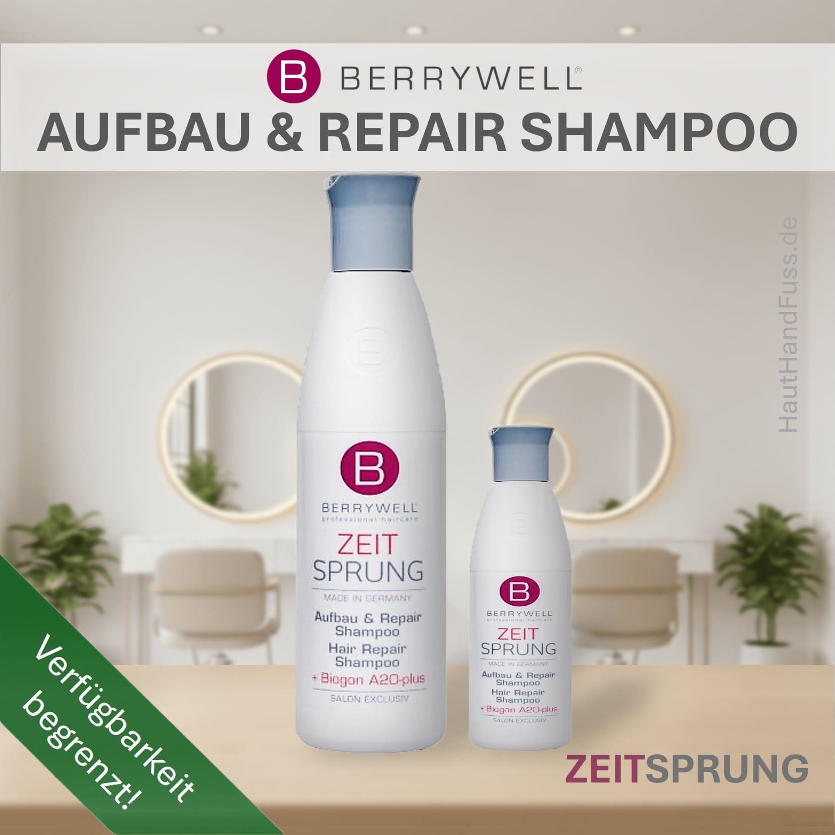 Berrywell Zeitsprung Aufbau & Repair Shampoo bei HautHandFuss.de