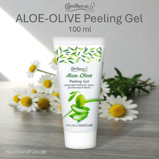 Camillen 60 Aloe Olive Peeling Gel 100 ml für samtigweiche Fußhaut bei HautHandFuss.de