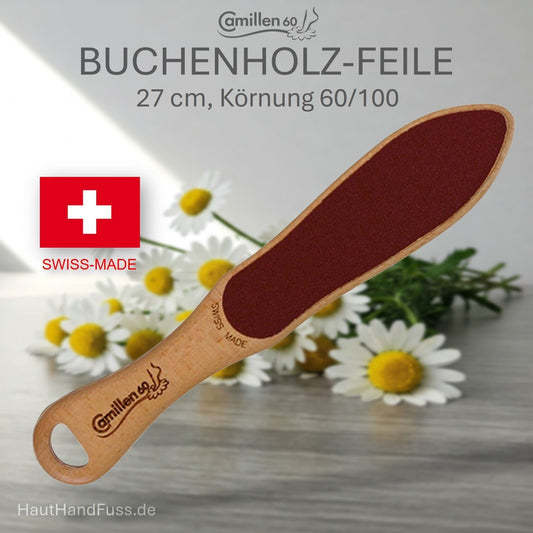 Camillen 60 Buchenholz-Hornhautfeile 60/100 bei HautHandFuss.de