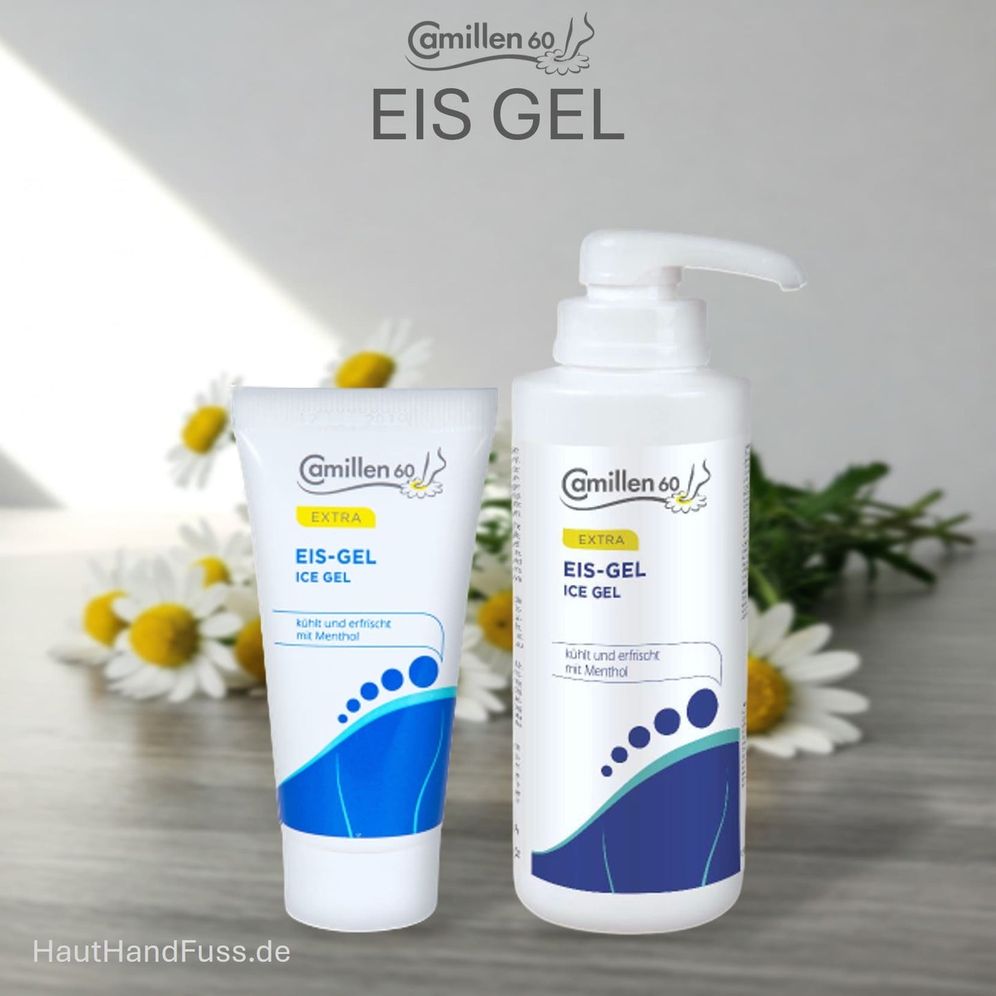 Camillen 60 Eis Gel für maximale Fußrrfrischung bei HautHandFuss.de