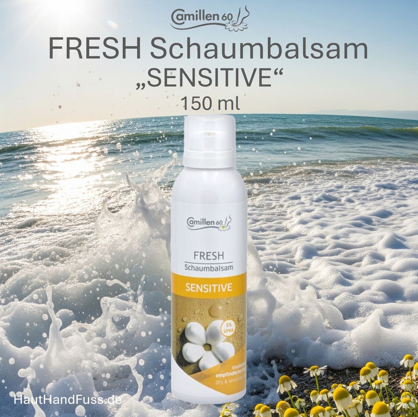 Fresh Schaumbalsam SENSITIV 150 ml by Camillen 60 bei HautHandFuss.de