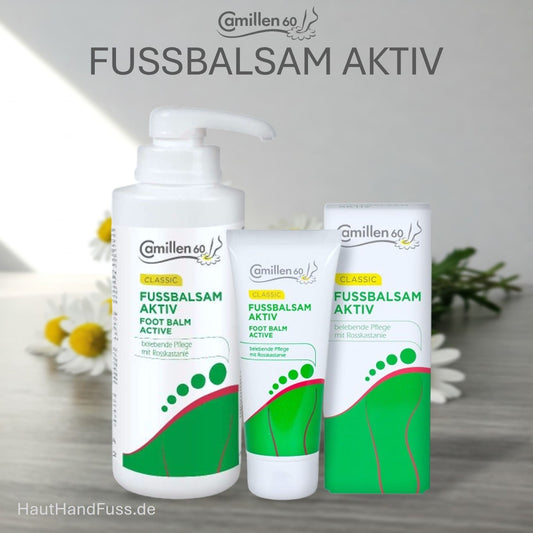 Camillen 60 Fußbalsam Aktiv Belebung müder Beine bei HautHandFuss.de