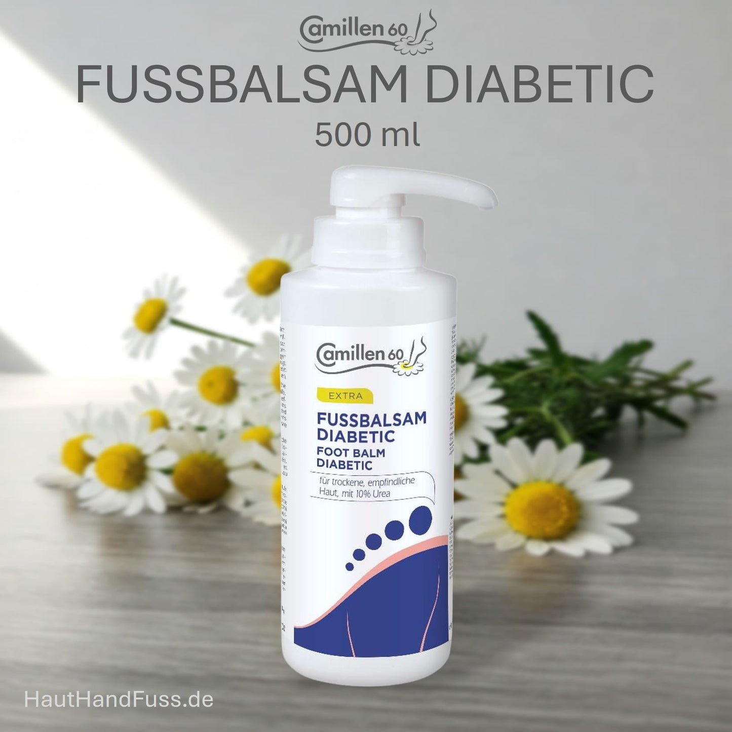 Camillen 60 Fußbalsam Diabetic 500 ml Intensivpflege bei HautHandFuss.de
