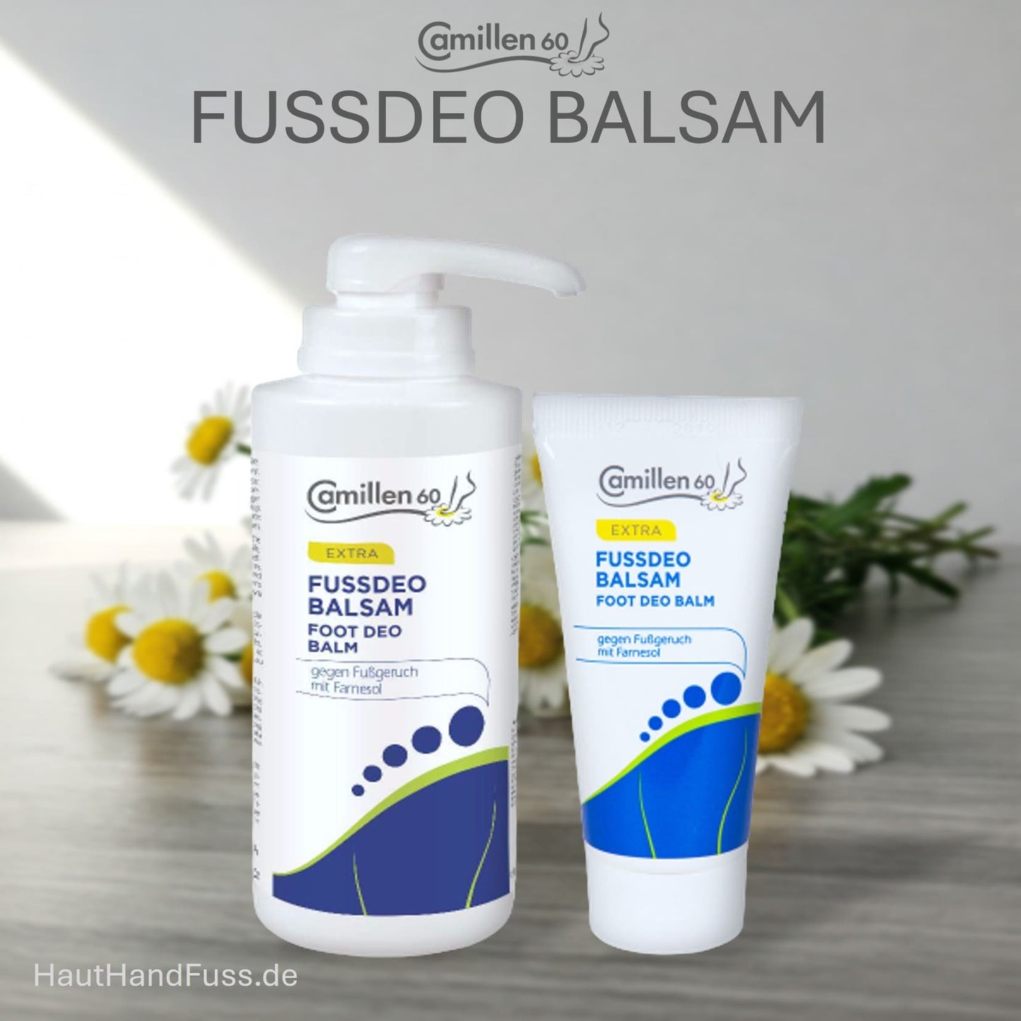 Camillen 60 Fußdeo Balsam bei Schwitzfüßen bei HautHandFuss.de