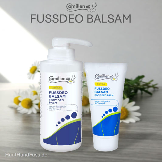 Camillen 60 Fußdeo Balsam bei Schwitzfüßen bei HautHandFuss.de