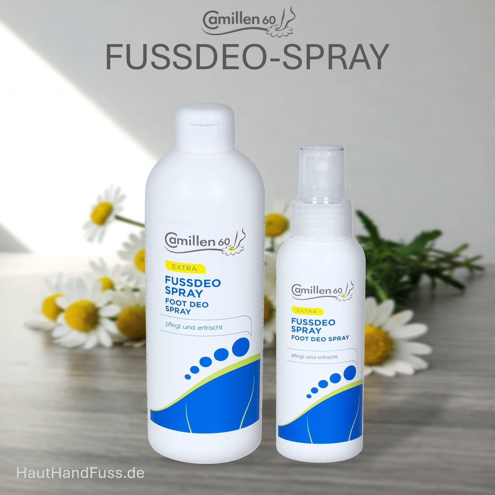 Camillen 60 Fußdeo Spray gegen Fußgeruch bei HautHandFuss.de