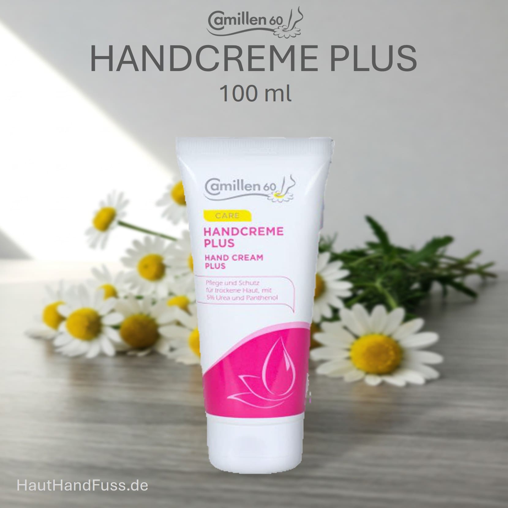 Camillen 60 Handcreme Plus 100 ml für geschmeidige Hände mit 5% Urea bei HautHandFuss.de