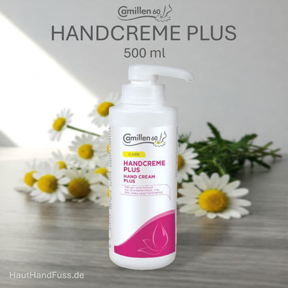 Camillen 60 Handcreme Plus 500 ml für geschmeidige Hände mit 5% Urea bei HautHandFuss.de
