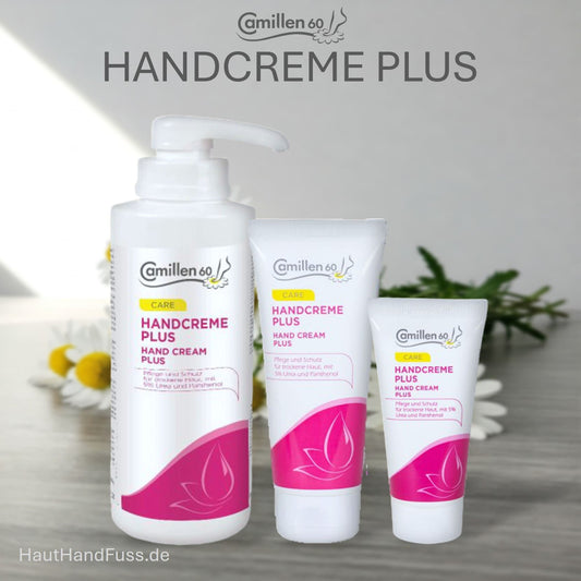 Camillen 60 Handcreme Plus für geschmeidige Hände mit 5% Urea bei HautHandFuss.de