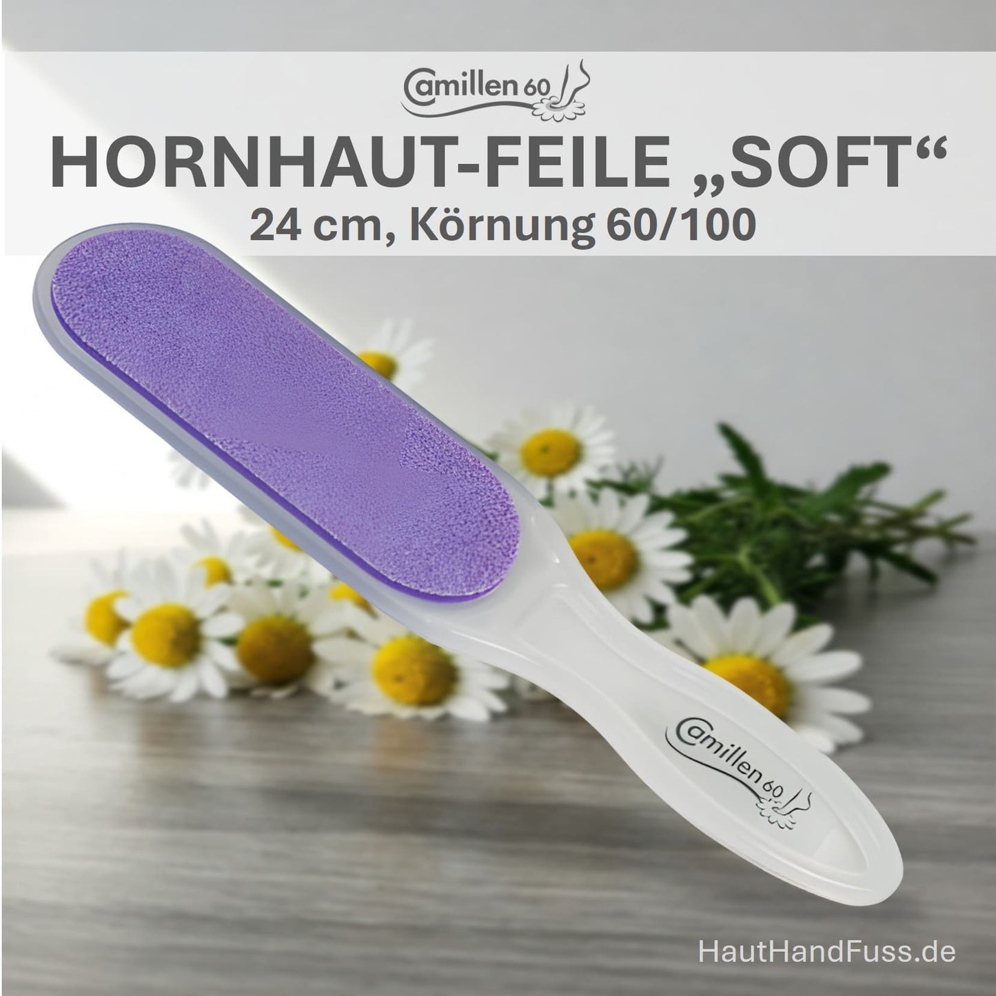 Camillen 60 Hornhautfeile "Soft" in gewölbter Form 60/100 bei HautHandFuss.de