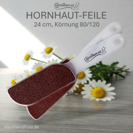 Camillen 60 transparente Hornhautfeile 80/120 bei HautHandFuss.de