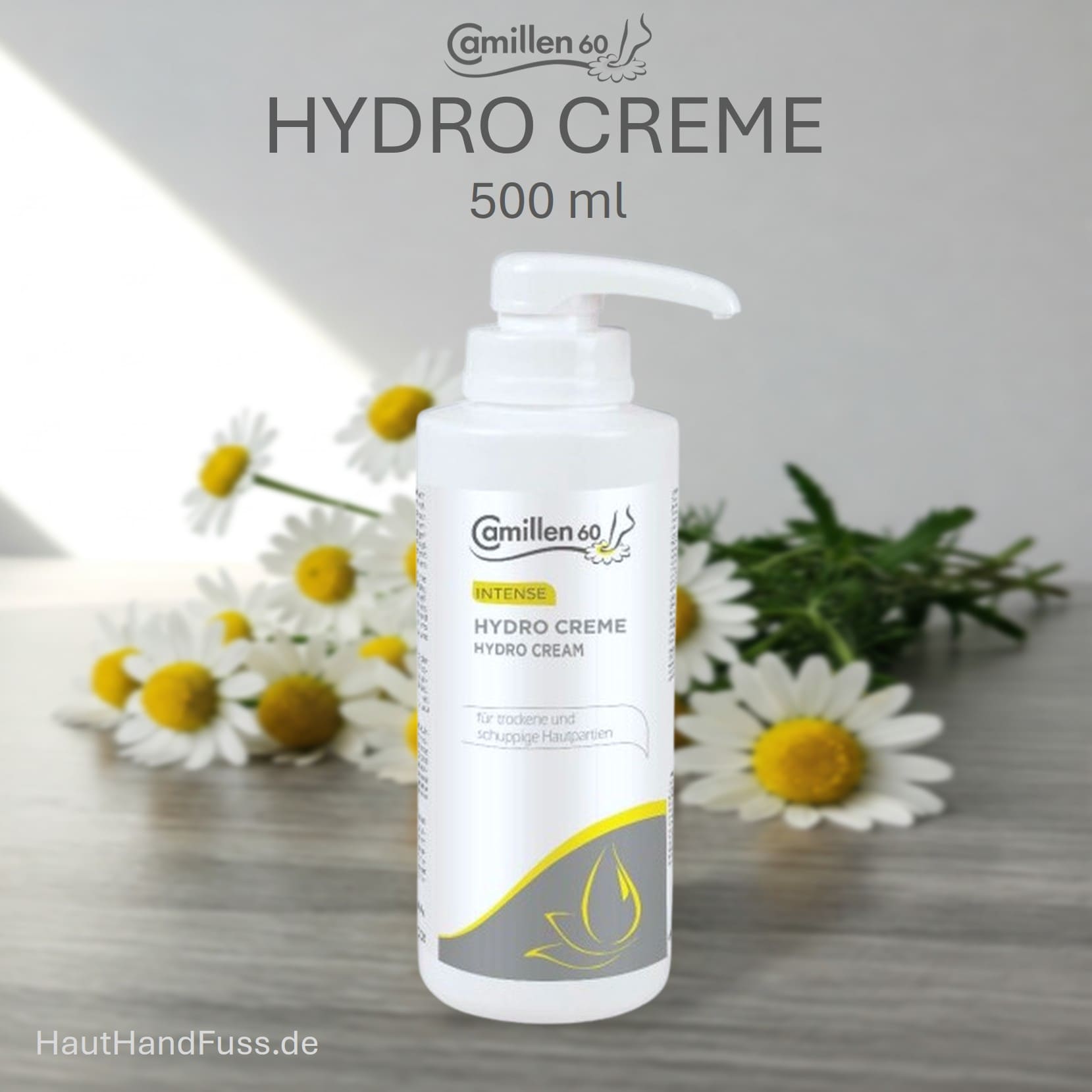 Camillen 60 Hydro Creme 500 ml für extrem trockene Haut bei HautHandFuss.de