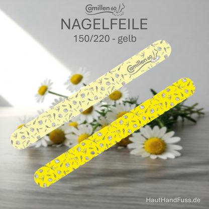 Nagelfeile 150/220 in gelb von Camillen 60 bei HautHandFuss.de
