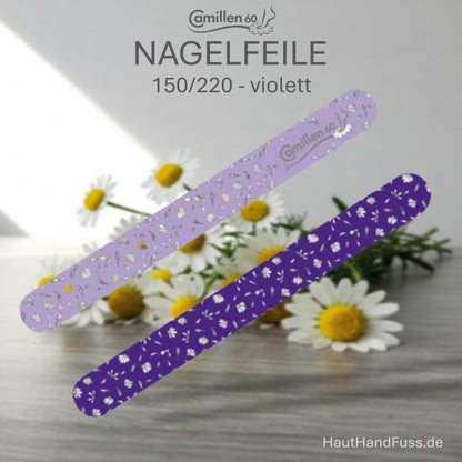 Nagelfeile 150/220 in violett von Camillen 60 bei HautHandFuss.de