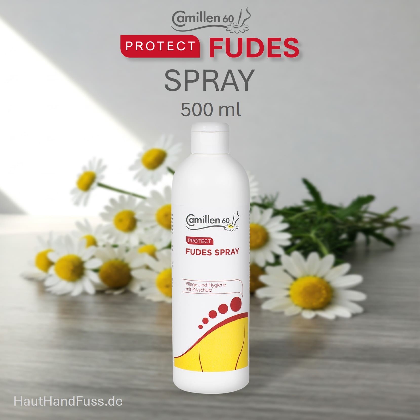 PROTECT FUDES by Camillen 60 Spray 500 ml Pilzschutz für Haut und Schuhe bei HautHandFuss.de