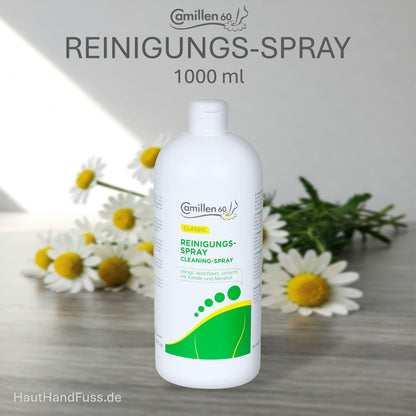 Camillen 60 Fuß-Reinigungsspray 1000 ml "Fußbad-to-go-ohne-Wasser" bei HautHandFuss.de