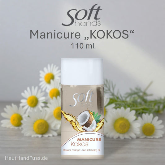 SOFT HANDS Manicure Handpeeling KOKOS mit Meersalz 10 ml bei HautHandFuss.de
