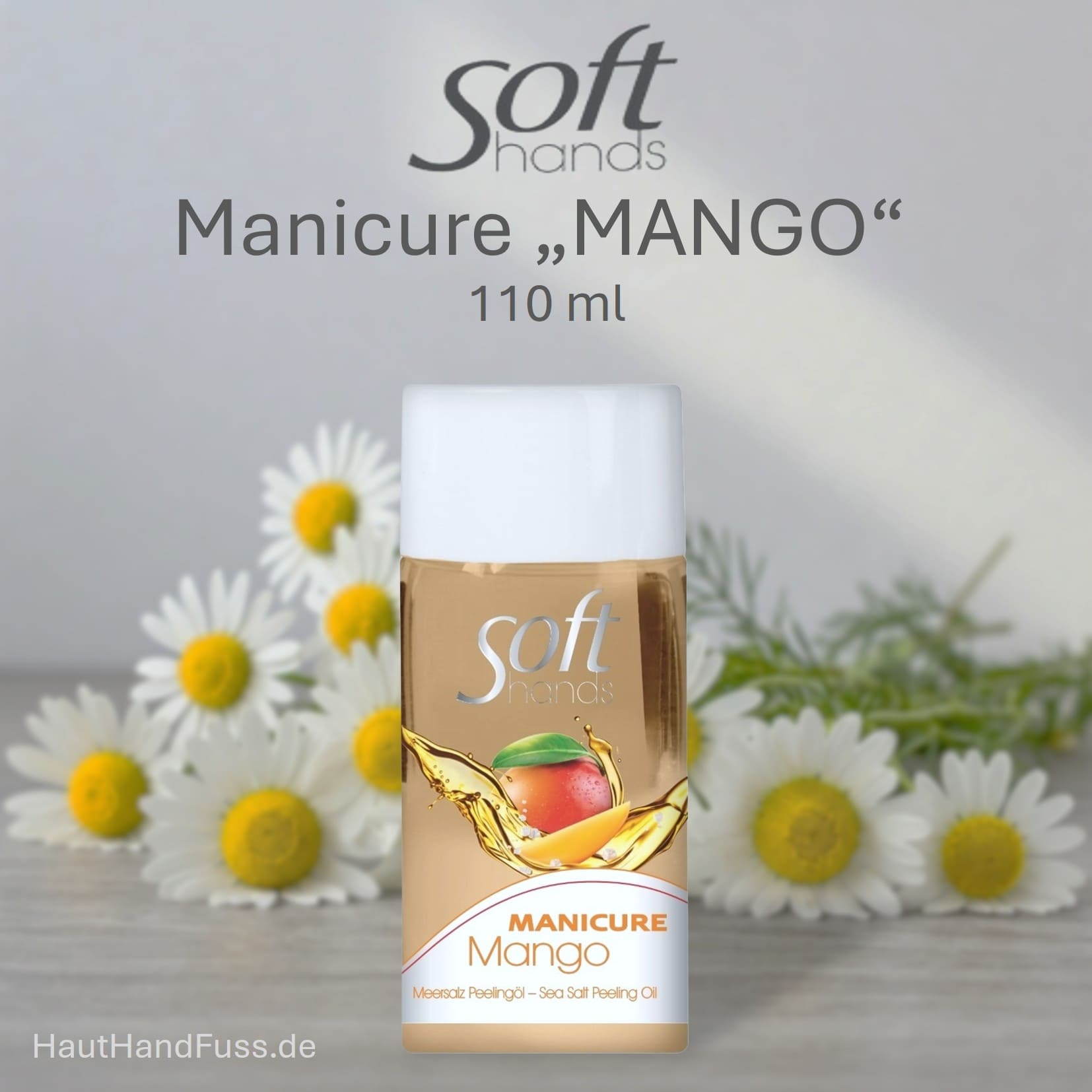 SOFT HANDS Manicure Handpeeling MANGO mit Meersalz 110 ml bei HautHandFuss.de