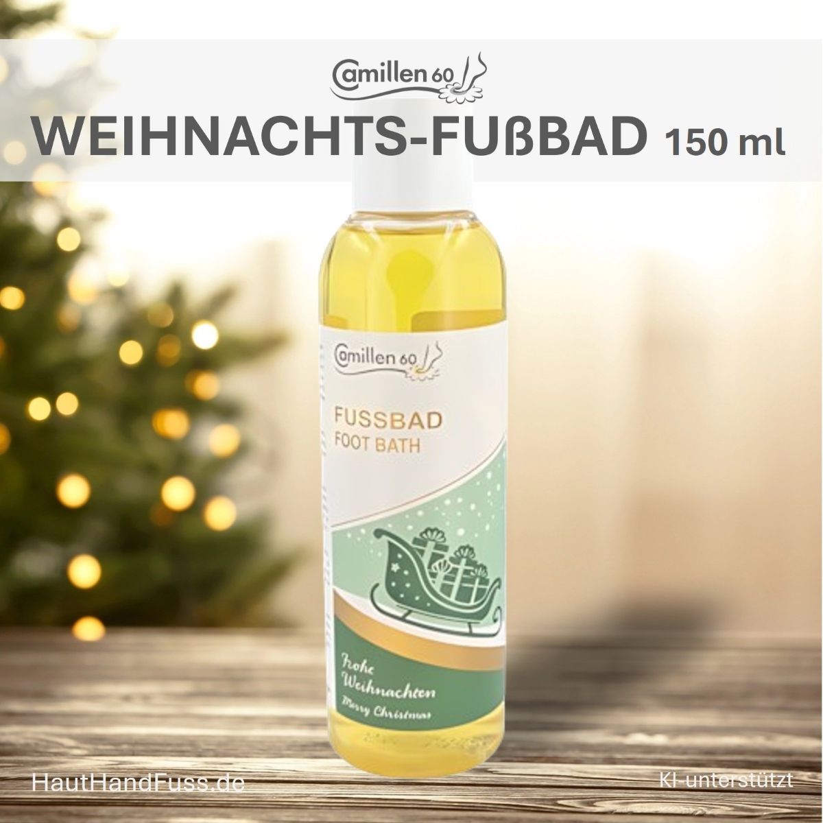 Camillen 60 Fußbad in Weihnachtsedition 150 ml bei HautHandFuss.de
