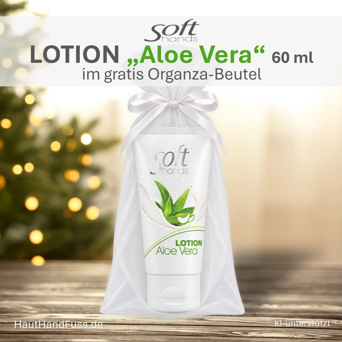 Camillen 60 Softhands LOTION Aloe Vera im gratis Organzabeutel bei HautHandFuss.de