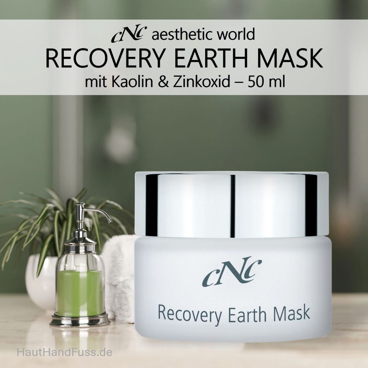 CNC Recovery Earth Mask mit Kaolinaus der aesthetic world Linie bei HautHanduss.de