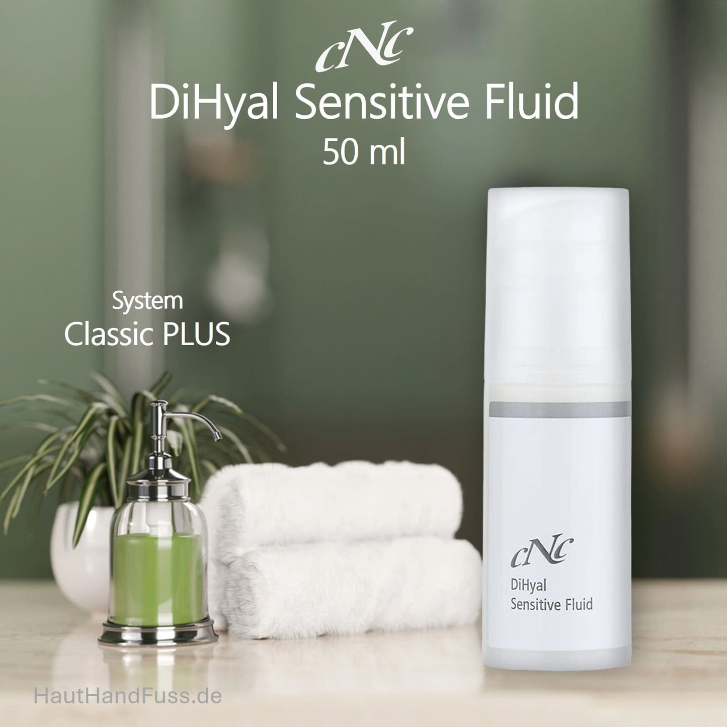CNC classic PLUS DiHyal Sensitive Fluid  50 ml bei HautHandFuss.de