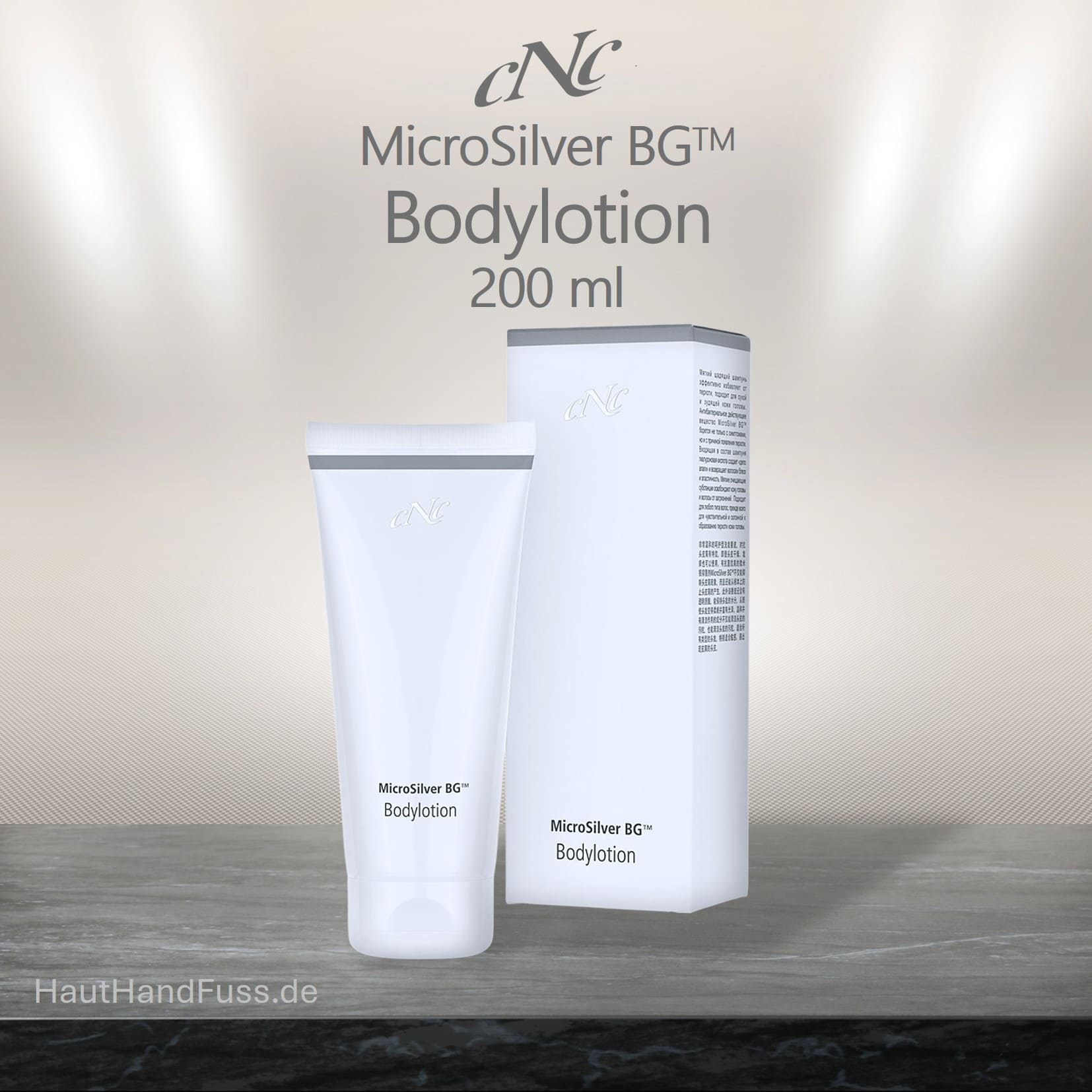 CNC MicroSilver Body Lotion 200 ml bei juckender, zu Rötungen neigender Haut bei HautHandFuss.de