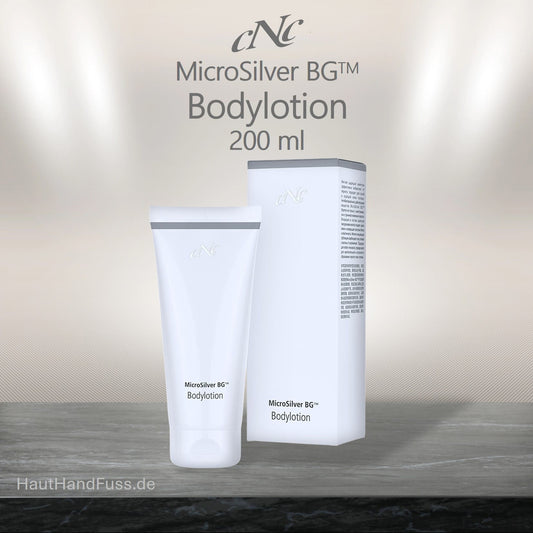 CNC MicroSilver Body Lotion 200 ml bei juckender, zu Rötungen neigender Haut bei HautHandFuss.de