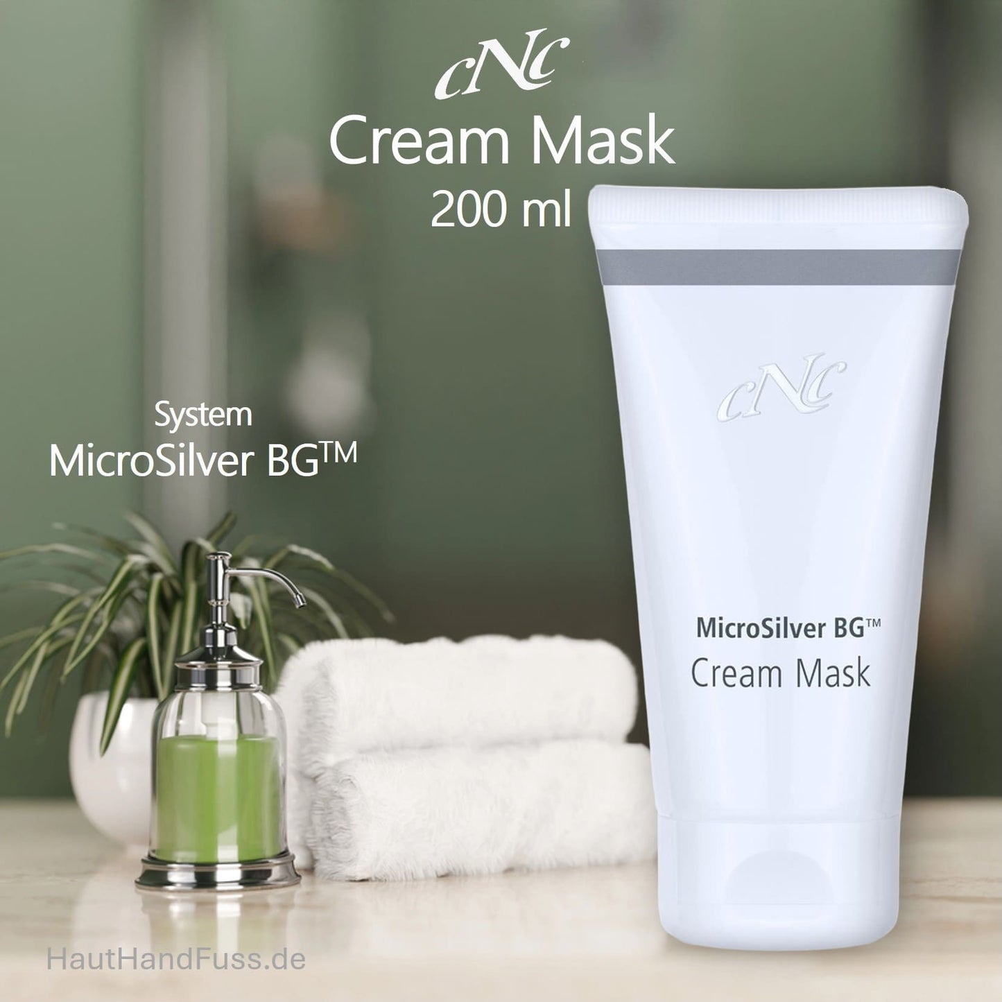 CNC MicroSilver Cream Mask 200 ml feuchtigkeitsspendende Maske für unreine Haut bei HautHandFuss.de