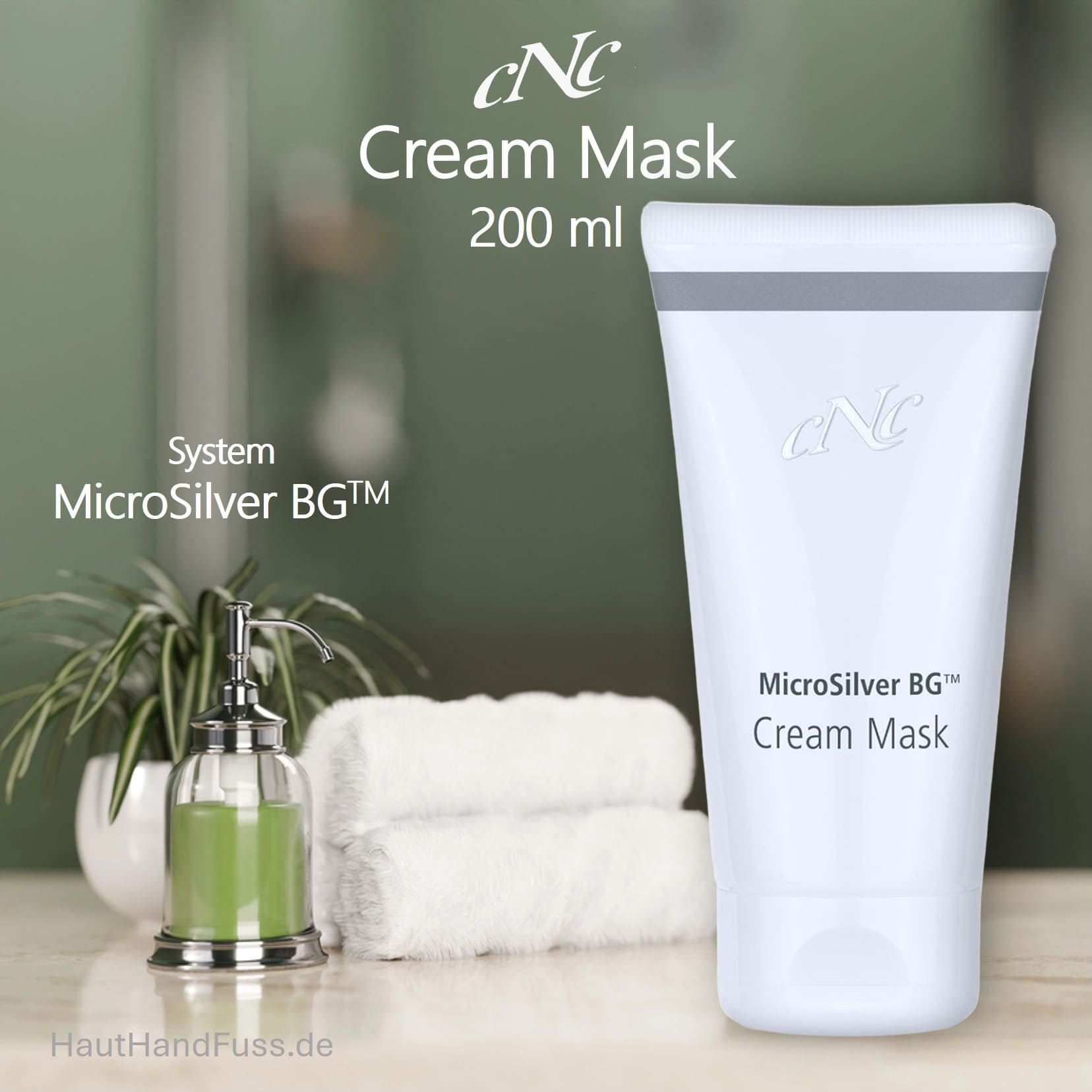 CNC MicroSilver Cream Mask 200 ml feuchtigkeitsspendende Maske für unreine Haut bei HautHandFuss.de