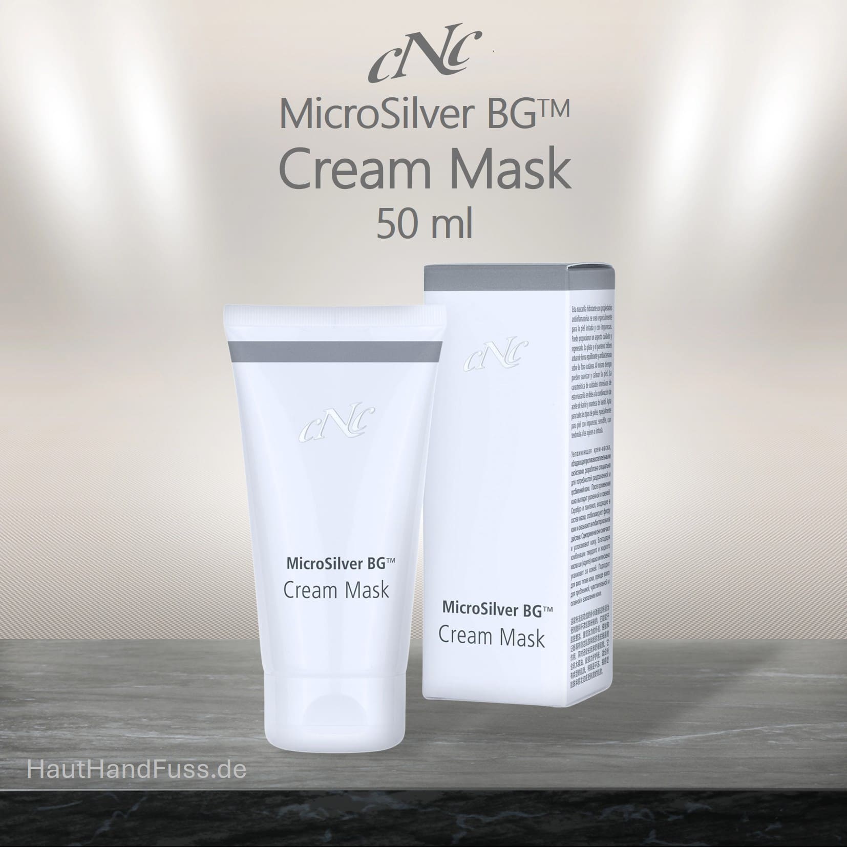 CNC MicroSilver Cream Mask 50 ml feuchtigkeitsspendende Maske für unreine Haut bei HautHandFuss.de