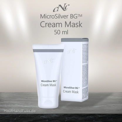 CNC MicroSilver Cream Mask 50 ml feuchtigkeitsspendende Maske für unreine Haut bei HautHandFuss.de