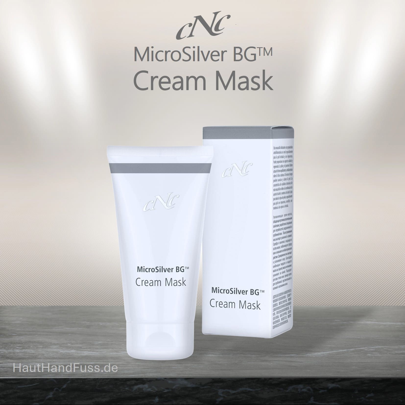 CNC MicroSilver Cream Mask feuchtigkeitsspendende Maske für unreine Haut bei HautHandFuss.de