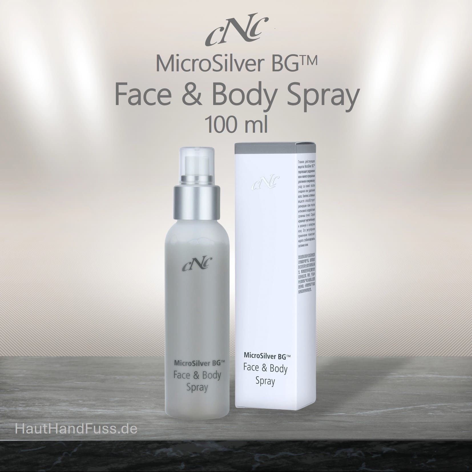 CNC Face & Body Spray 100 ml (Silberspray) bei Hautirritationen bei HautHandFuss.de