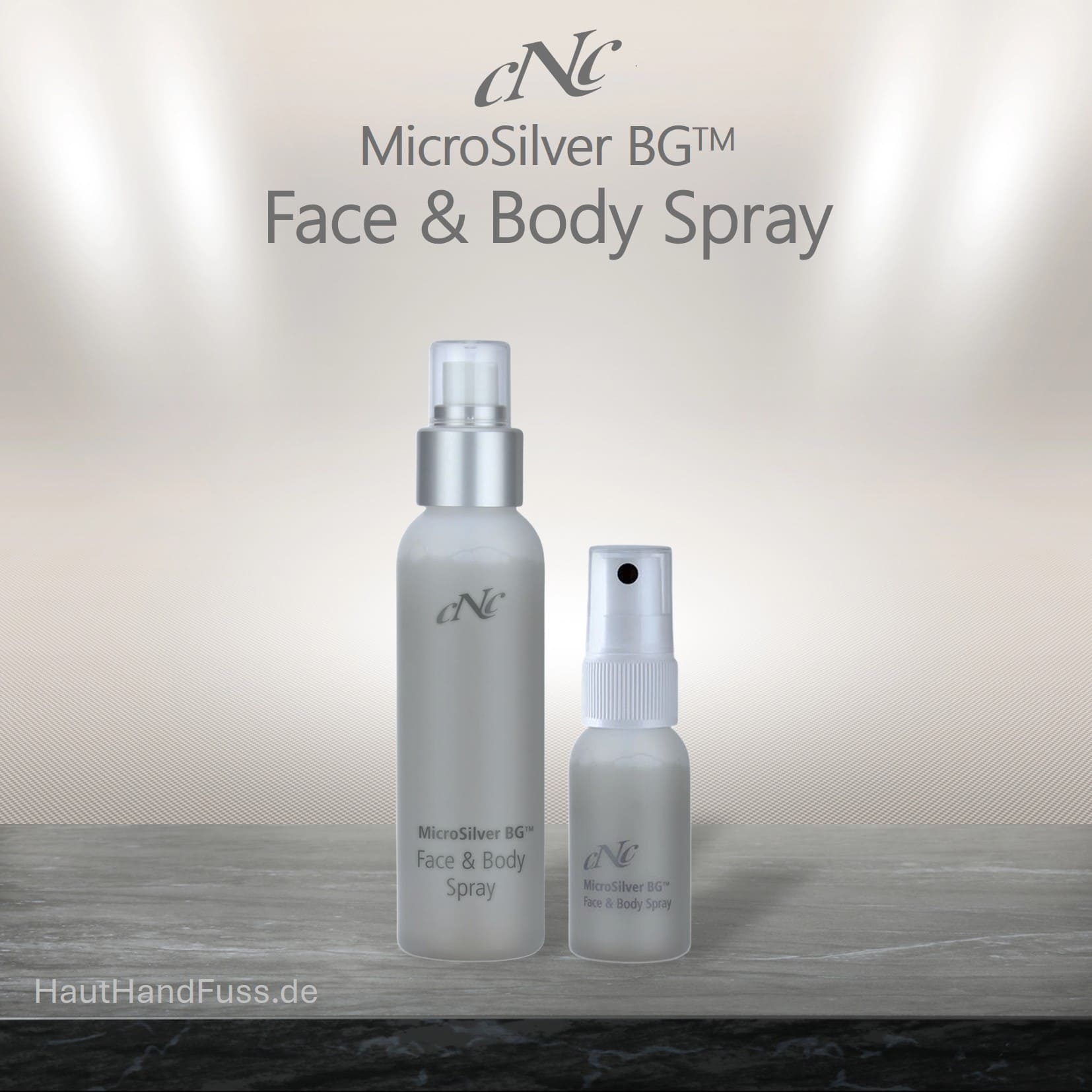 CNC Face & Body Spray (Silberspray) bei Hautirritationen bei HautHandFuss.de