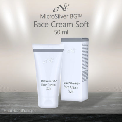 CNC MicroSilver Face Cream Soft 100 ml talgreduzierende Gesichtscreme für fettige Haut bei HautHandFuss.de