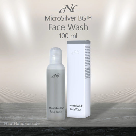 CNC MicroSilver Face Wash 100 ml mildes antibakterielles Gesichtsreinigungsgel bei HautHandFuss.de