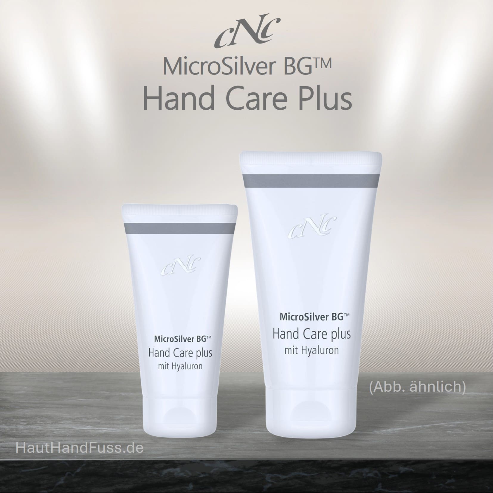 CNC MicroSilver Hand Care Plus desinfizierend Handcreme mit 48h-Langzeitschutz bei HautHandFuss.de