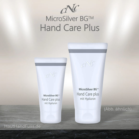 CNC MicroSilver Hand Care Plus desinfizierend Handcreme mit 48h-Langzeitschutz bei HautHandFuss.de