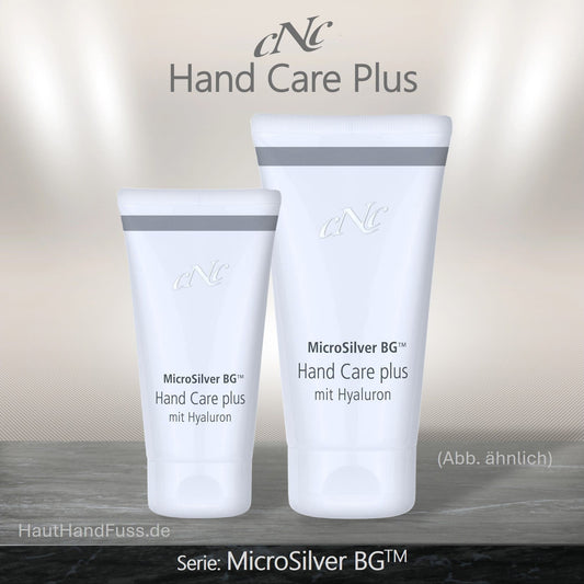 CNC MicroSilver Hand Care Plus desinfizierende Handcreme mit 48h-Langzeitschutz bei HautHandFuss.de