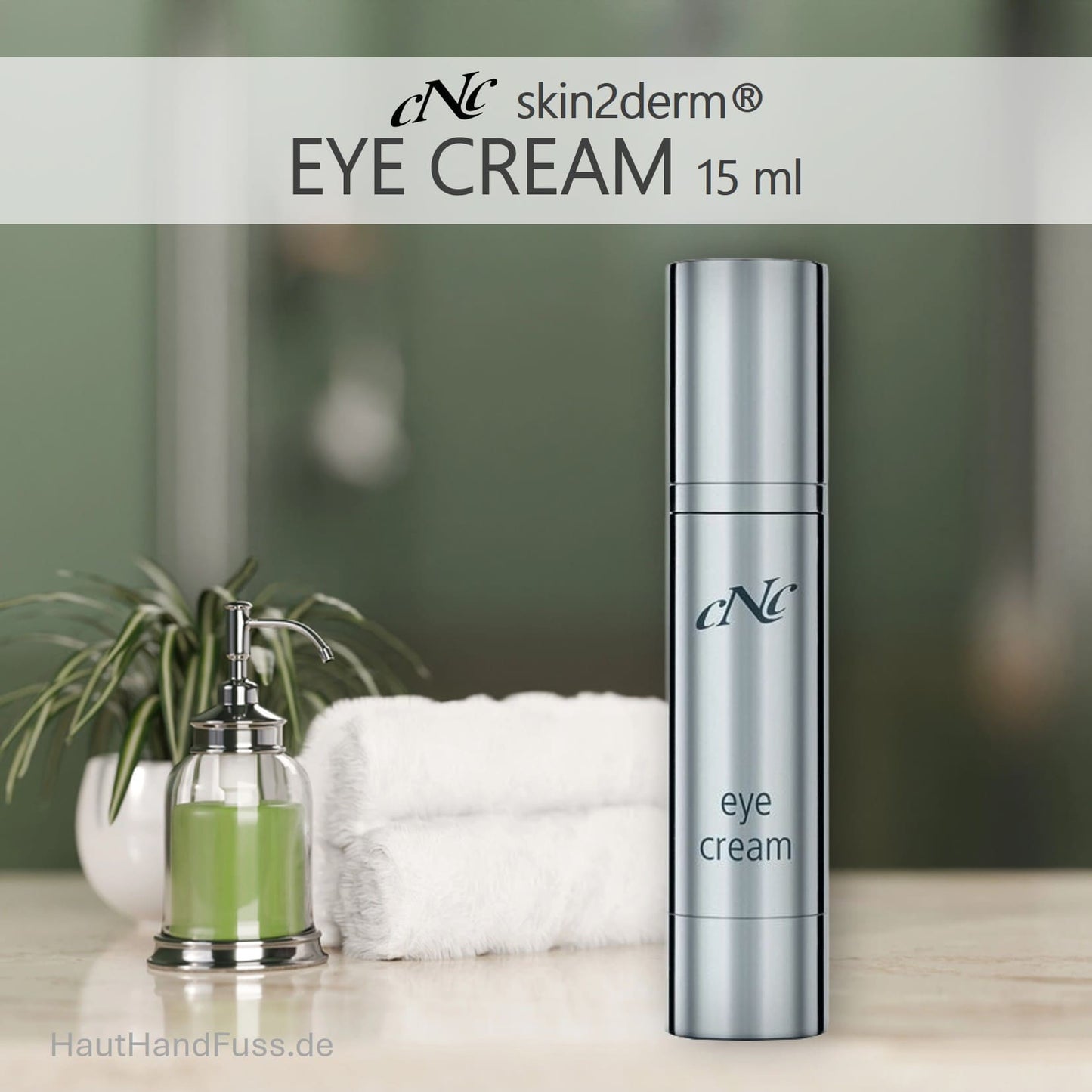 CNC skin2derm Eye Cream 15 ml mit SLM®-Komplex für hochsensible Haut bei HautHandFuss.de