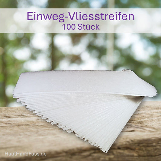 Vliesstreifen für Waxing oder Sugaring 100 Stück bei Hauthandfuss.de