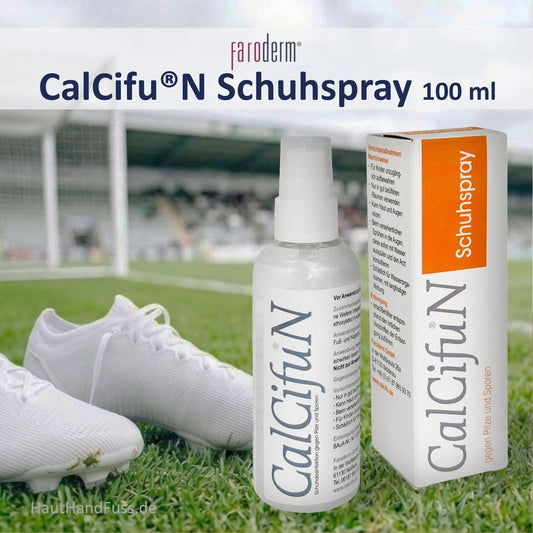 Faroderm CalCifu®N Schuhspray zur Schuhdesinfektion 100 ml bei HautHandFuss.de