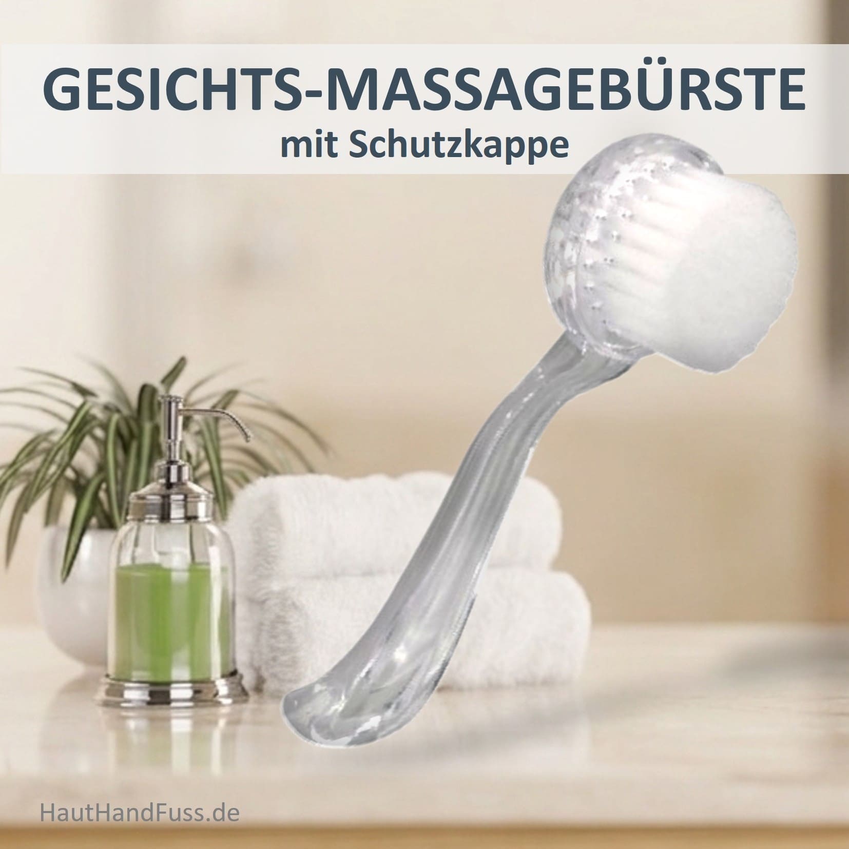 Gesichts-Massagebürste | Gesichts-Reinigungsbürste bei HautHandFuss.de