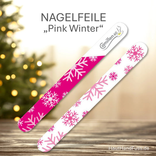 Camillen 60 Weihnachts-Nagelfeile PINK WINTER bei HautHandFuss.de