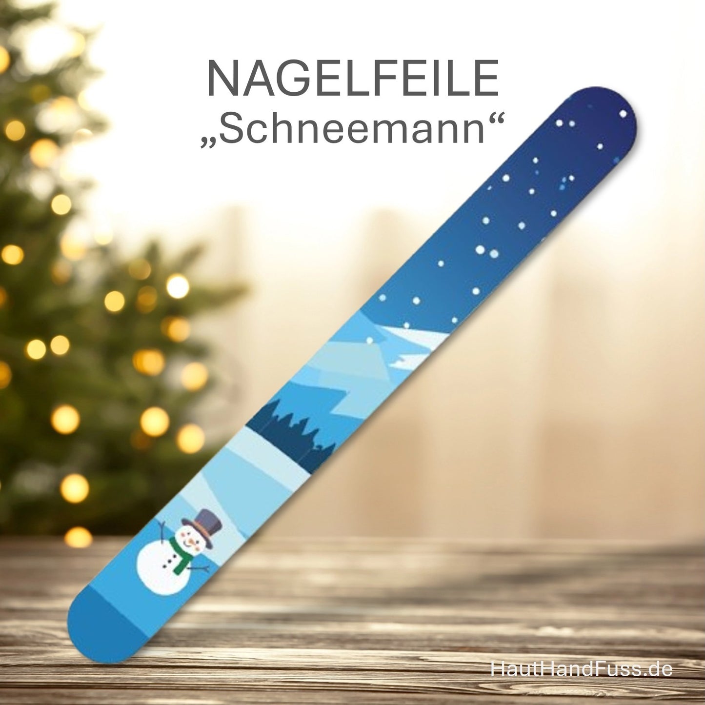 Camillen 60 Weihnachts-Nagelfeile SCHNEEMANN bei HautHandFuss.de