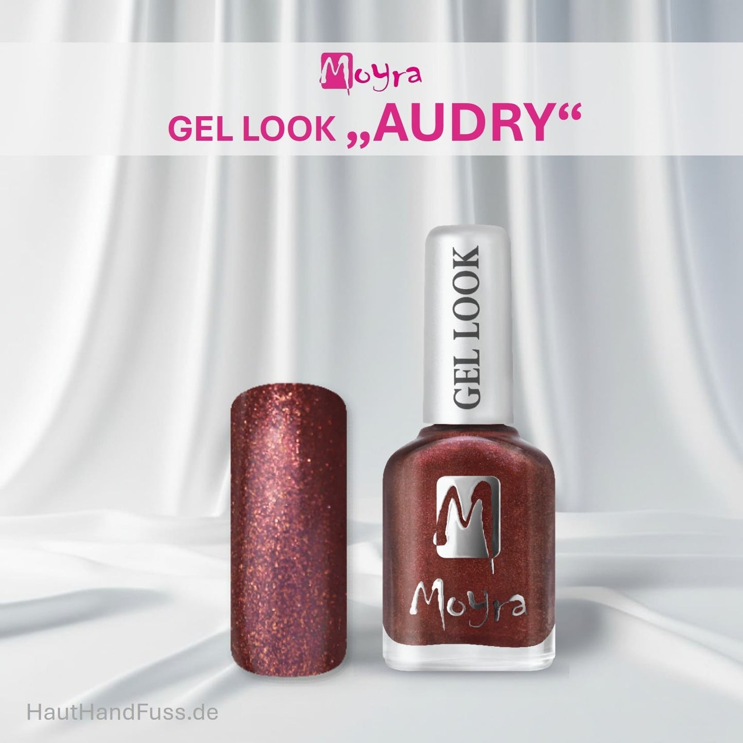 MOYRA Gel-Look Nagellack AUDRY 12 ml bei HautHandFuss.de
