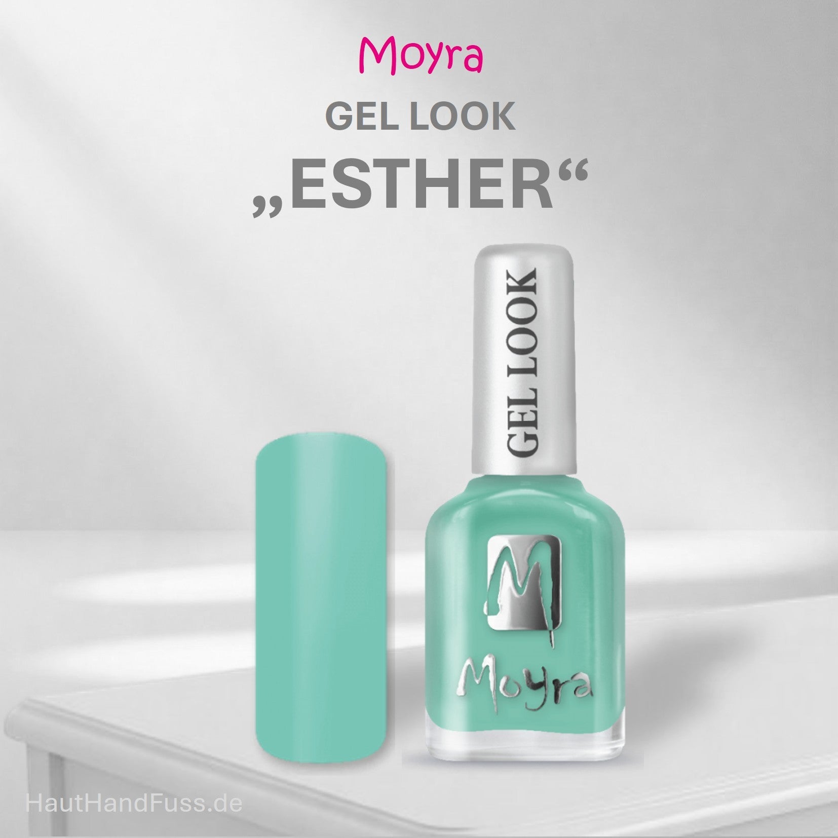 Moyra Gel Look Nagellack Esther bei HautHandFuss.de 
