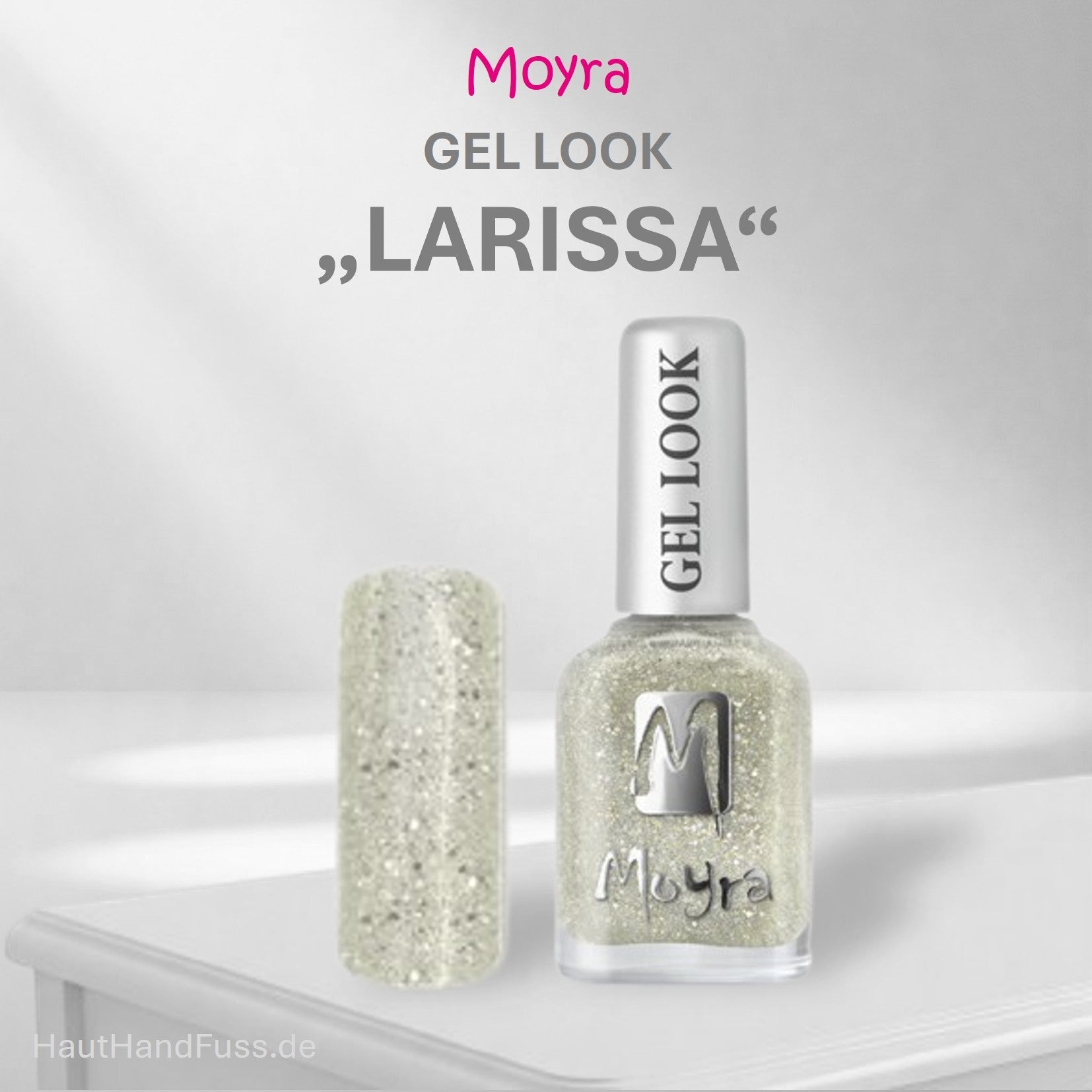 Moyra Gel Look Nagellack Larissa bei HautHandFuss.de 